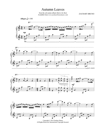 Autumn Leaves - Zachary Bruno