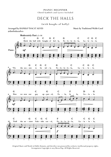 Deck the Halls (arr. Danilo "Daca" Alves)
