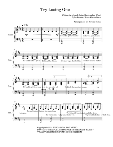 Try Losing One (arr. Jerome Stokes)