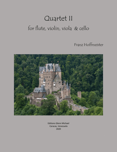 Quartet in d minor for Flute, Violin, Viola & Cello (arr. Editions Glenn Michael)