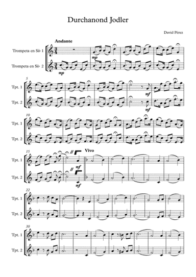 Durchanond Jodler (arr. David Pérez Giménez)