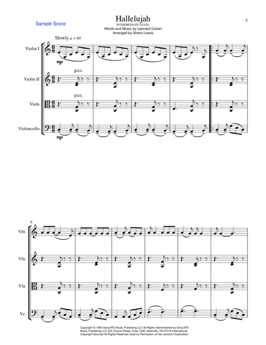 Hallelujah (arr. Sherry Lewis)