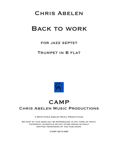 Back to work - trumpet in b flat