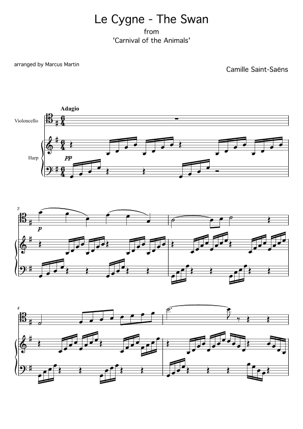 The Swan (arr. Marcus Martin)