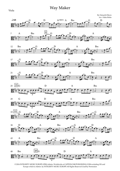 Way Maker (arr. Fabio Britto)