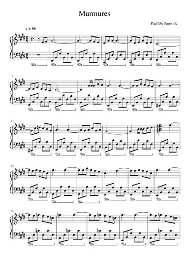 Murmures (arr. Gianluca Giovannetti)