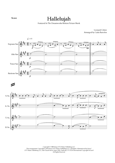 Hallelujah (arr. Cadu Barcelos)