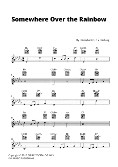 Over The Rainbow (arr. Cadenza Editions)