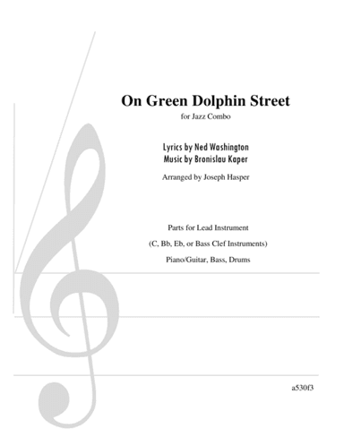 On Green Dolphin Street (arr. Joseph Hasper)
