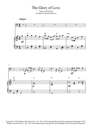 The Glory Of Love (arr. Kaiserin Rebecca)