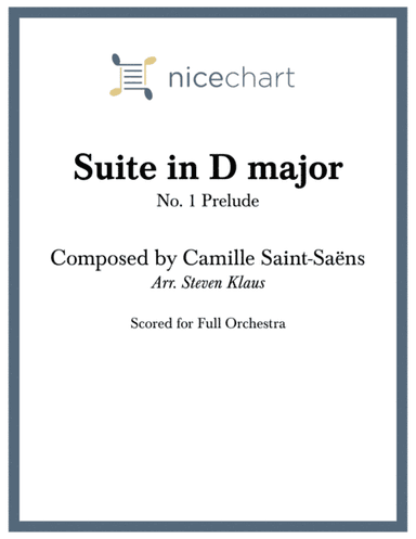 Suite in D Major No. 1 Prelude (Score & Parts) (arr. Steven Klaus)