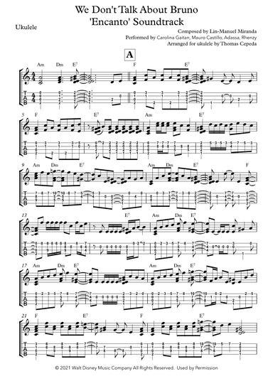 We Don't Talk About Bruno (arr. Thomas  Cepeda)
