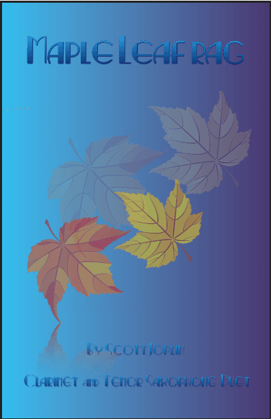 Maple Leaf Rag, by Scott Joplin, for Clarinet and Tenor Saxophone Duet (arr. David McKeown)