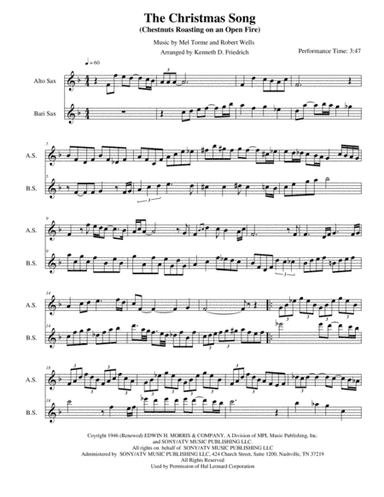 The Christmas Song (Chestnuts Roasting On An Open Fire) (arr. Kenneth D. Friedrich)
