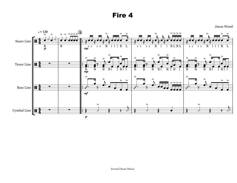 Fire 4 (Drumline Cadence)