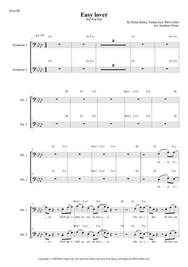 Easy Lover (arr. Stephane ELSINY)