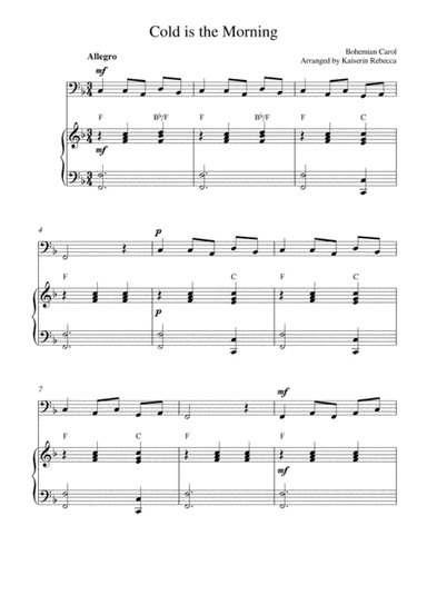 Cold is the Morning (arr. Kaiserin Rebecca)