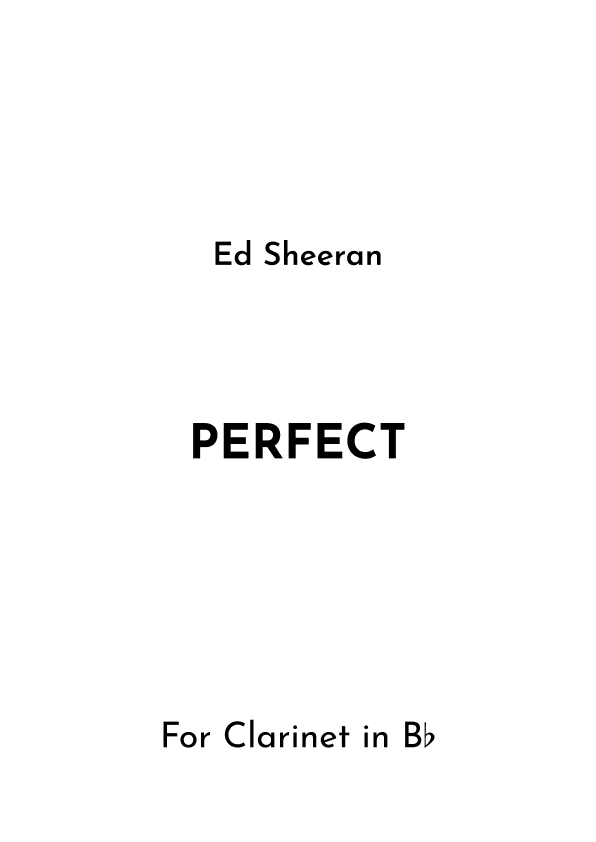 Perfect (arr. Jireh J.)