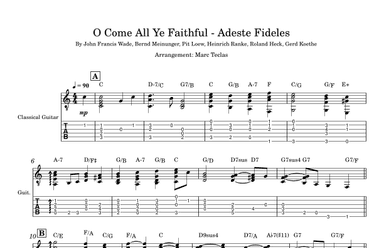 O Come All Ye Faithful - Adeste Fideles (arr. Marc Teclas)