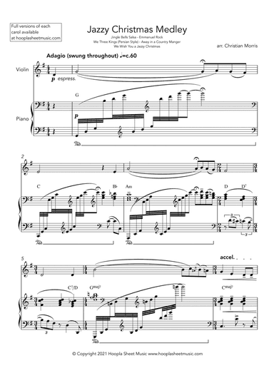 Jazzy Christmas Medley (arr. Christian Morris)