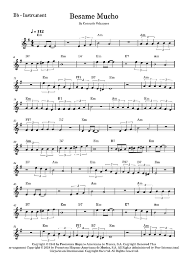 Bésame Mucho (arr. Fabio Eduardo de Oliveira)