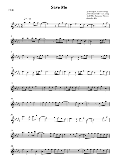 Save Me (arr. Wesley S. SIlva)