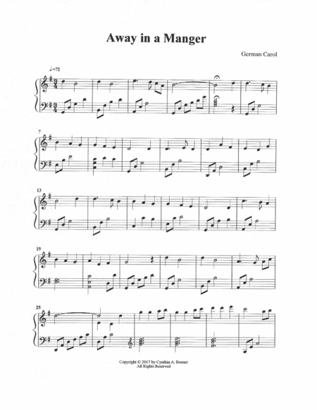 Away in a Manger (arr. Cynthia A. Boener)