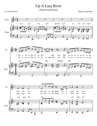 Lazy River (arr. John Fries)