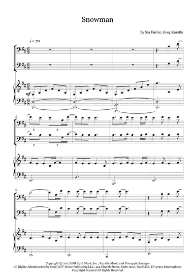 Snowman (arr. Fernanda Moura)
