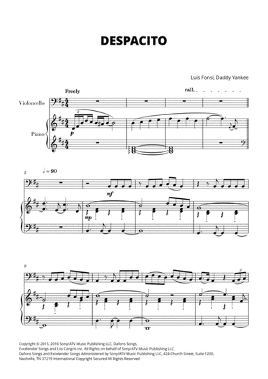 Despacito (arr. Cadenza Editions)