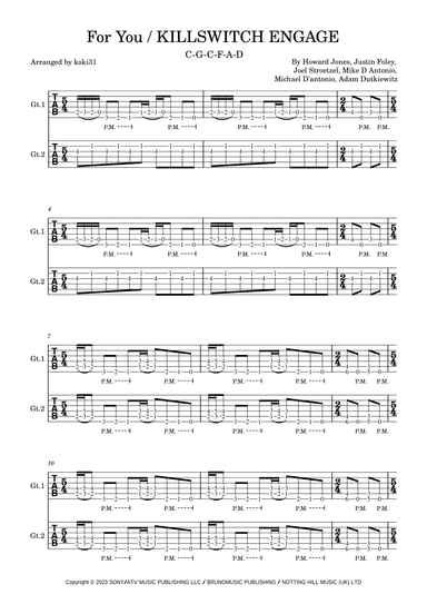 For You (arr. koki31)
