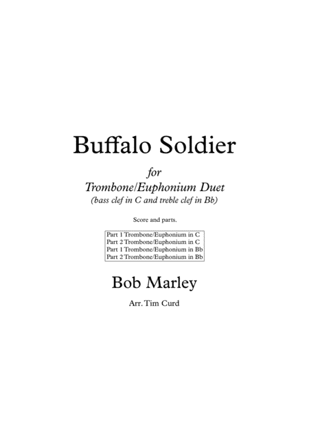 Buffalo Soldier (arr. Tim Curd.)