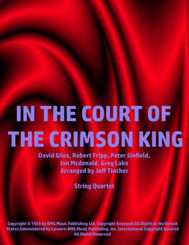 In The Court Of The Crimson King (arr. Jeff Tincher)