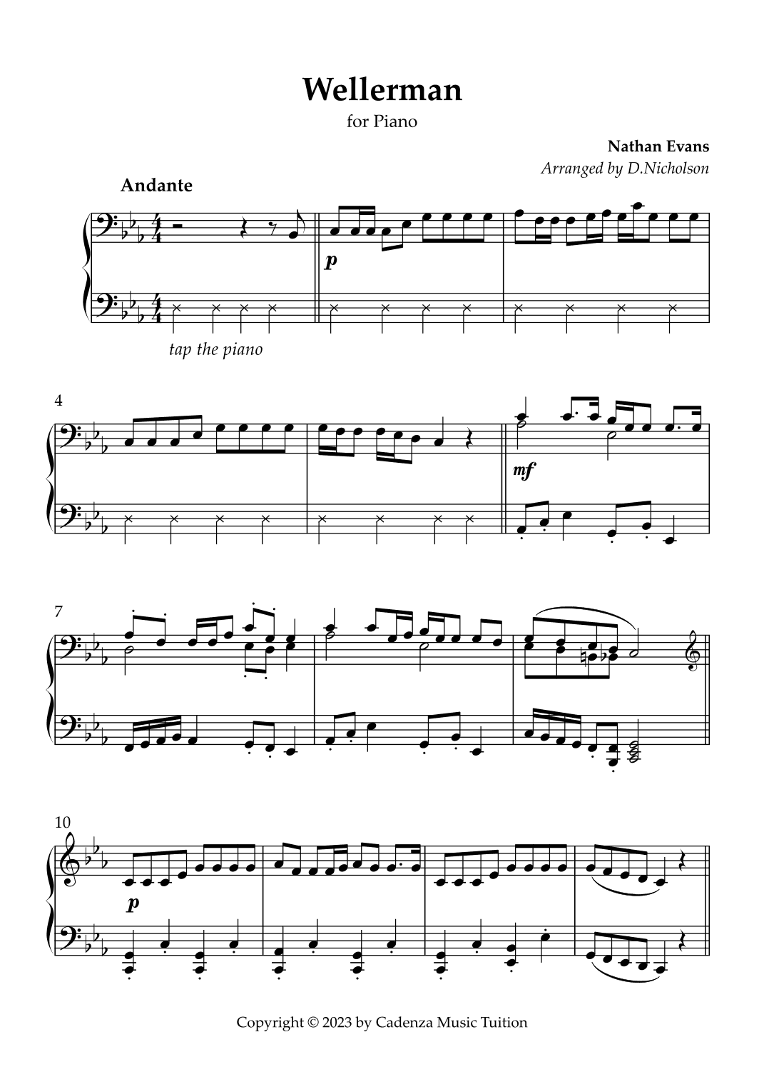 Wellerman (arr. Daniel Nicholson)