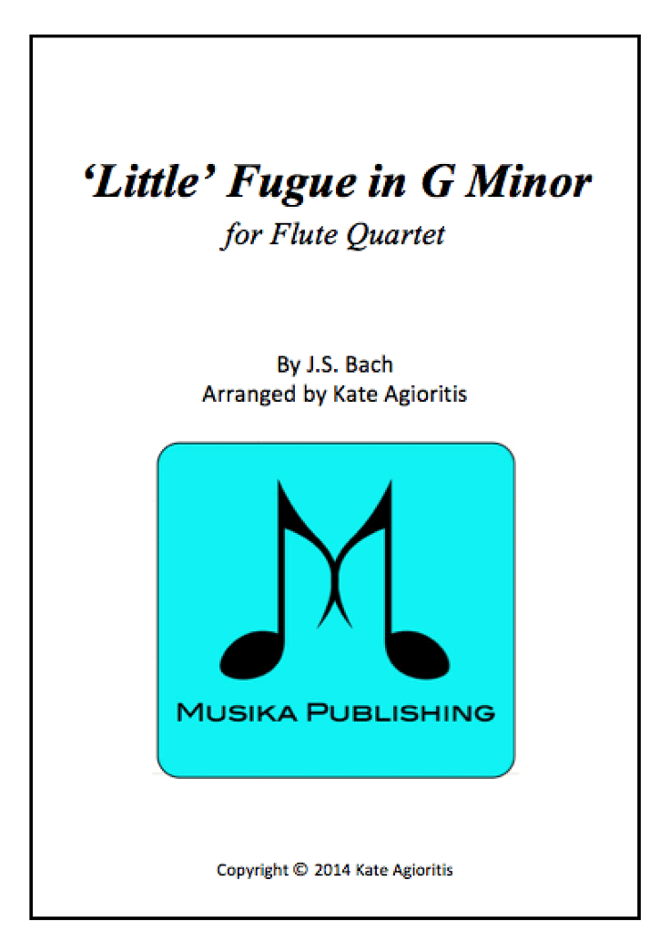 'Little' Fugue in G Minor - For Flute Quartet (arr. K. Agioritis)
