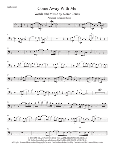 Come Away With Me (arr. Kevin Busse)