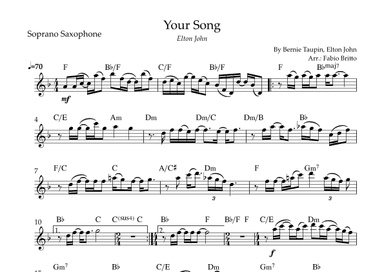 Your Song (arr. Fabio Britto)