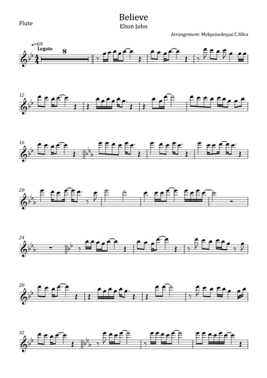 Believe (arr. Melquisedeque C.Silva)