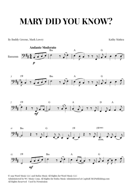 Mary, Did You Know? (arr. Cadenza Editions)