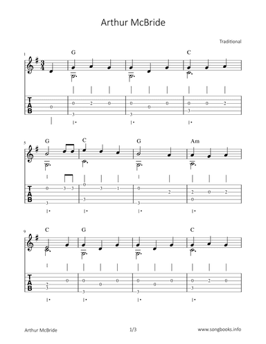 Arthur McBride (arr. Bettina Schipp)