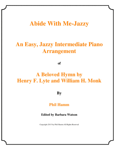 Abide With Me-Jazzy (arr. Phil Hamm)