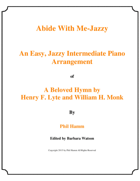 Abide With Me-Jazzy (arr. Phil Hamm)