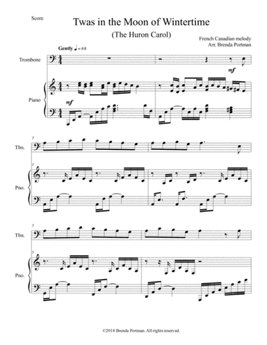 Twas in the Moon of Wintertime/The Huron Carol (arr. Brenda Portman)