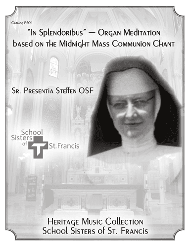 "In splendoribus" for Organ (Midnight Mass Gregorian Communion Antiphon)