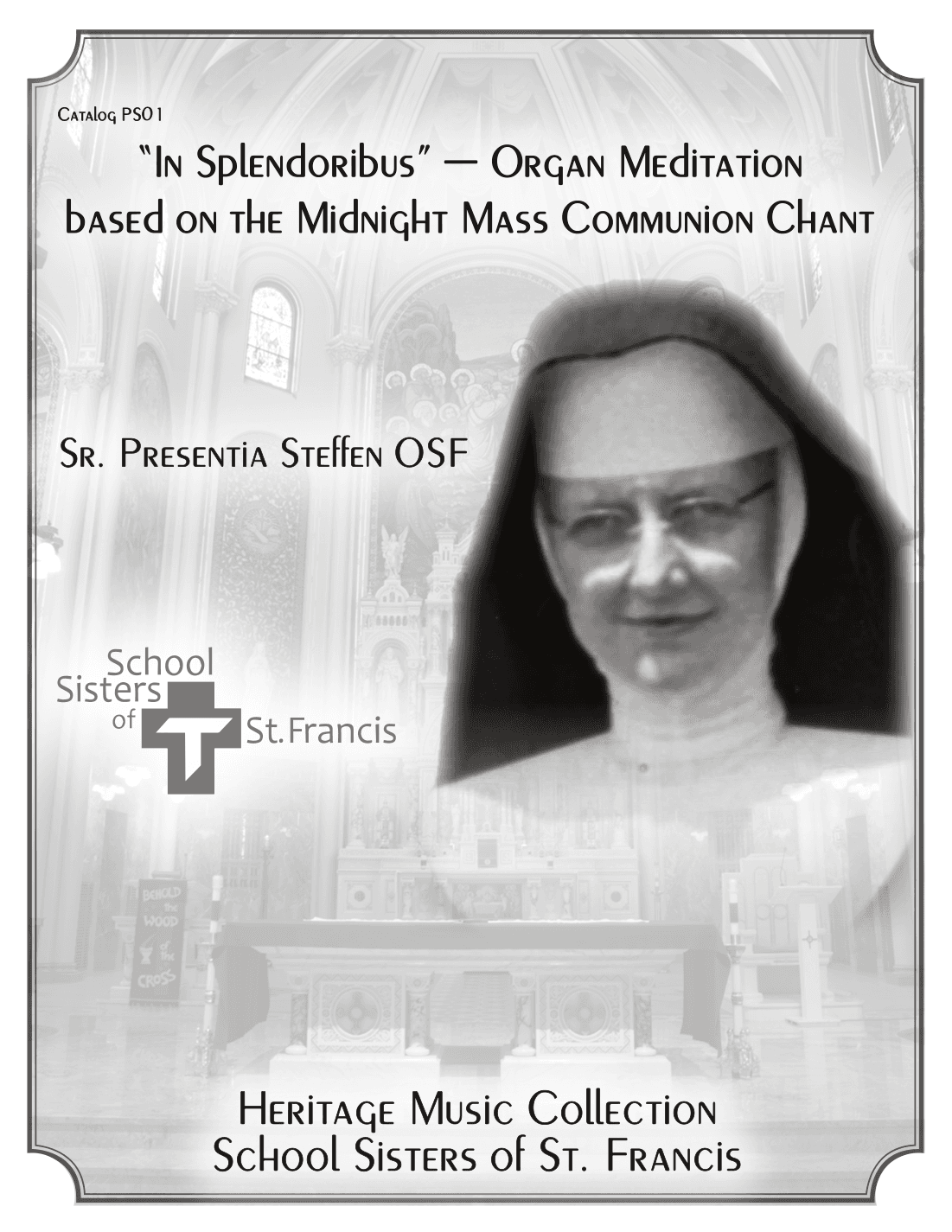 "In splendoribus" for Organ (Midnight Mass Gregorian Communion Antiphon)