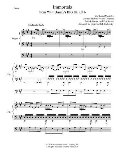 Immortals (arr. Rob Hlebinsky)