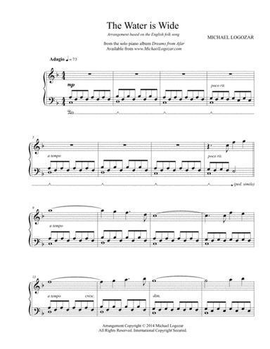 The Water is Wide - Modern Arrangement (arr. Michael Logozar)