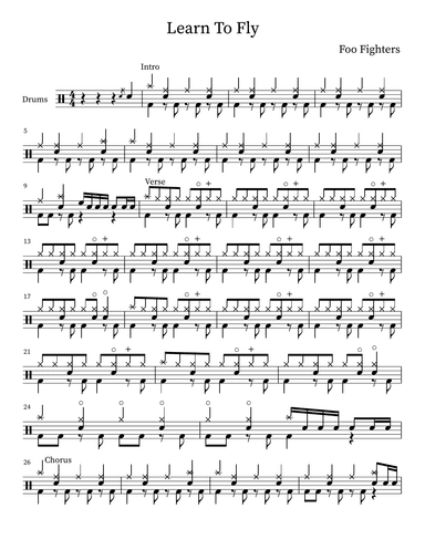 Learn To Fly (arr. Anthony Freda)
