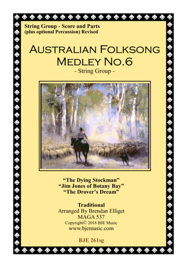 Australian Folksong Medley No. 6 - String Group (Optional Percussion) (arr. Brendan Elliget MAGA 537)