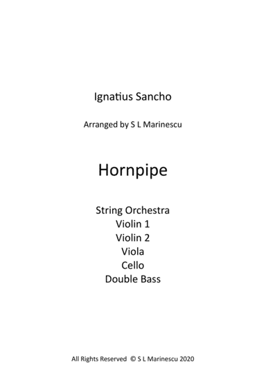 Hornpipe (arr. S L Marinescu)